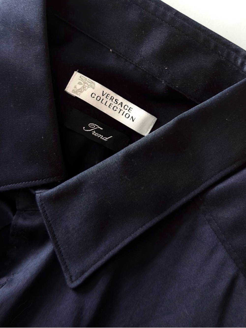 Versace Navy Dress Shirt